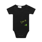 Babies cotton onesie BLACK 